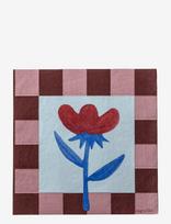 Bloomingville - Vinia Napkin - Popierinės servetėlės - Burgundiška splava