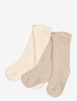 Müsli - Knee Socks Baby 2-Pack - Kūdikių kojinės - Smėlio