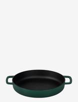 Combekk - Skillet 28Cm Enameled Recycled Cast Iron Holly Green - Puodai ir keptuvės - Žalia
