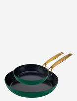 Combekk - Fry Pan 2Pcs Set 20&28Cm Holly Green - Element Expert - Keptuvė - Žalia