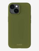 Holdit - Silicone Case Iphone 15 - Telefono dėklas - Chaki spalva