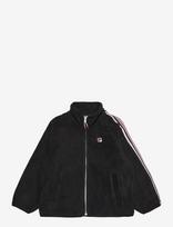 FILA - Piccolino Taped Polar Fleece Jacket - Flisinė striukė - Juoda