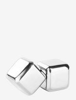 Innovine - Large Stainless Steel Cooling Cubes By Innovine™ - Viskio akmenys - Sidabro