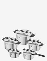 Zwilling - Pot Set, More, 5-Pieces - Puodų rinkinys - Sidabro