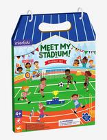 MierEdu - Magnetic Playset - Meet My Stadium - Rankdarbių rinkinys - Marga / raštuota