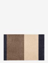 Tica Copenhagen - Floormat, Stripes, Blue Grey/Sand/Ivory, 60X90X0,7 - Durų kilimėlis - Ruda