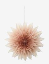 Broste Copenhagen - Estelle Star Ornament - Kalėdiniai žaisliukai ir eglutės aksesuarai - Rožinė