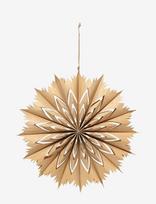 Broste Copenhagen - Venja Star Ornament - Kalėdiniai žaisliukai ir eglutės aksesuarai - Smėlio