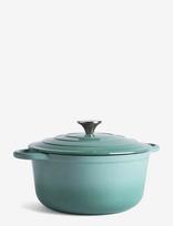 Jernverket - Jernverket Cast Iron Casserole 4.2 L Retro Green - Puodai ir keptuvės - Žalia