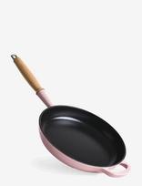 Jernverket - Jernverket Frying Pan 28 Cm With Wood Handle Pink - Keptuvė - Rožinė