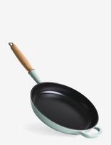 Jernverket - Jernverket Frying Pan 28 Cm With Wood Handle Green - Keptuvė - Žalia