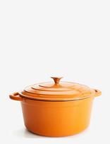 Jernverket - Jernverket Large Cast Iron Casserole 7 L Orange - Puodai ir keptuvės - Oranžinė