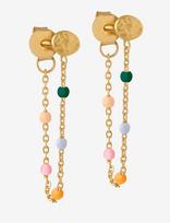 Enamel Copenhagen - Earring, Lola - Kabantys auskarai - Aukso
