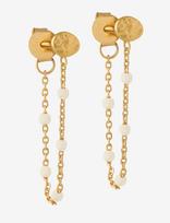 Enamel Copenhagen - Earring, Lola - Kabantys auskarai - Aukso
