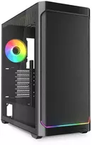 Sharkoon AK4W RGB juosta, Midi Tower korpusas, PC, juodas, ATX, micro ATX, Mini-ITX, metalas, keli