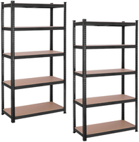 5 lentynų regalas 2x 180x90x40 Spacetronik SPG150