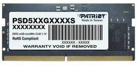 RAM Patriot Memory Signature PSD58G480041S, 8GB, 1 x 8GB, DDR5, 4800 MHz, 262-pin SO-DIMM