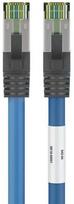 Goobay RJ45 (CAT 6A, 500 MHz) sujungimo kabelis su CAT 8.1 S/FTP neapdorotu kabeliu, mėlynas, 10m, 10 m, Cat8.1, S/FTP (S-STP), RJ-45, RJ-45, Mėlynas