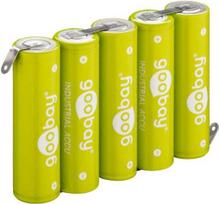 Goobay 55582, Įkraunama baterija, AA, nikelio-metalo hidridas (NiMH), 6 V, 5 vnt., 2100 mAh
