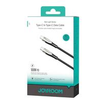 Joyroom Star-Light serijos SA27-CC5 USB-C / USB-C laidas 100W 1.2m - juodas