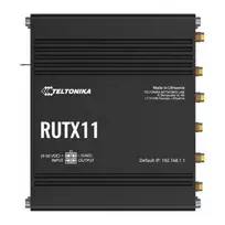 Teltonika · Router · RUTX11 · LTE CAT6 Router WLAN, Dual Band WiFi (Wave-2 802.11ac), 4x Gigabit LAN Port, Bluetooth, 2 SIM, USB, GNSS, M2M