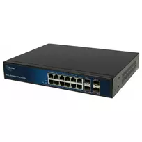 ALLNET Switch full managed Layer2+ 16 Port • 12x GbE • PoE Budget 130W • 8x PoE at • 4x Giga LAN • 4x SFP+ • 19 • ALL-SG8616PMJ-10G