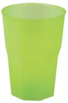 Santex Žalios spalvos plastikiniai stikliniai 420 ml, 6 vnt.