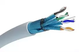 Extralink CAT6A FFTP (F/FTP) vidaus vytos poros 100 m tinklo kabelis