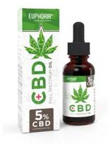 Euphoria viso spektro CBD aliejus 5 % – 500 mg CBD, 10 ml