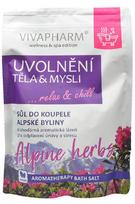VIVAPHARM vonios druska su Alpių žolelėmis RELAXATION OF BODY & MIND, 1000 g