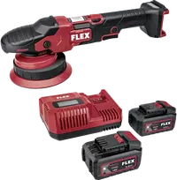 Flex Tools Flex akumuliatorinis poliravimo įrenginys XFE 2 15 18-EC/5,0 rinkinys