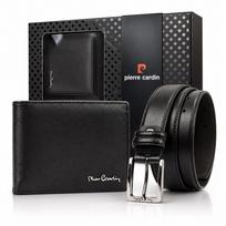 Dovanų rinkinys vyrams piniginė ir diržas Pierre Cardin ZP-012