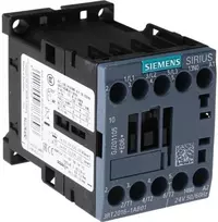 SIEMENS Kontaktorius 4kW, 400V AC, 9A esant AC33 apkrovai, 1NO, valdymo įtampa 24V AC 50/60Hz, dydis S00