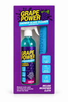 Dušo kabinos valiklis BOKER Grape power 500ml su šluoste