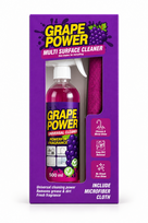 Universalus paviršių valiklis BOKER Grape power 500ml su šluoste