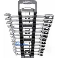 Wiha Ring ratchet wrench set, 12 pieces, reversible, wrench (SW 8 - 19mm)