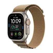 Apple Watch Ultra 4 GPS + Cellular LTE 49mm Natural Titanium Case with Alpine Loop | MJAG4QF/A | 0195951215600