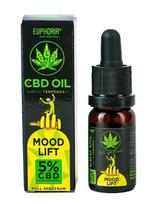 Euphoria CBD aliejus 5 % su natūraliais terpenais – Mood Lift, 500 mg, 10 ml