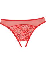 Kelnaitės atviru tarpkoju Allure Lingerie Just A Rumor, S/M
