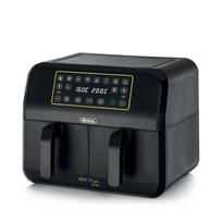 Prekė su pažeista pakuote. Karšto oro gruzdintuvė Ariete 4623/00 Airy Fryer Dual, juoda sp., 1700 W, 8 l