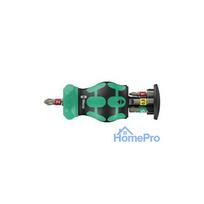 Wera Wera Kraftform Kompakt Stubby Magazine RA 1, bit set black / green, 6-pi