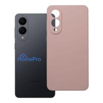 Case for Samsung S25 EDGE Silicone 2mm (camera protection) powder pink