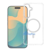Case for Samsung S25 FE / S26 FE Frame Clear Hybrid Mag Cover compatible with MagSafe transparent