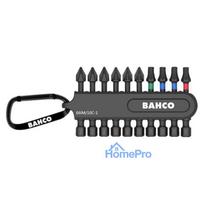 Bahco Impact bit set 10 pcs. in holder, with carabiner. 50 mm