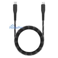 Energea NyloFlex Lightning to USB-C 1.5m Black