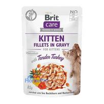 BRIT CARE Fillets in Gravy Kitten Tender Turkey 85g