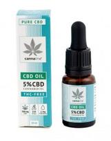 CANNALINE kanapių aliejus su 5 % CBD be THC – 500 mg CBD, 10 ml
