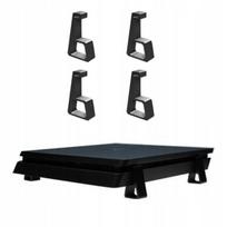 Žaidimų konsolė Iris horizontalus stovas 4 kojelės, aušinimas Ps4 Slim, juodas