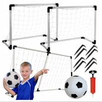 2in1 Dideli futbolo vartai 185x120 cm su kamuoliu ir pompa