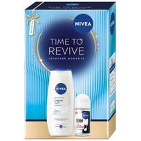 Rinkinys Nivea Time to Revive moterims: dušo želė, 250 ml + rutulinis antiperspirantas, 50 ml